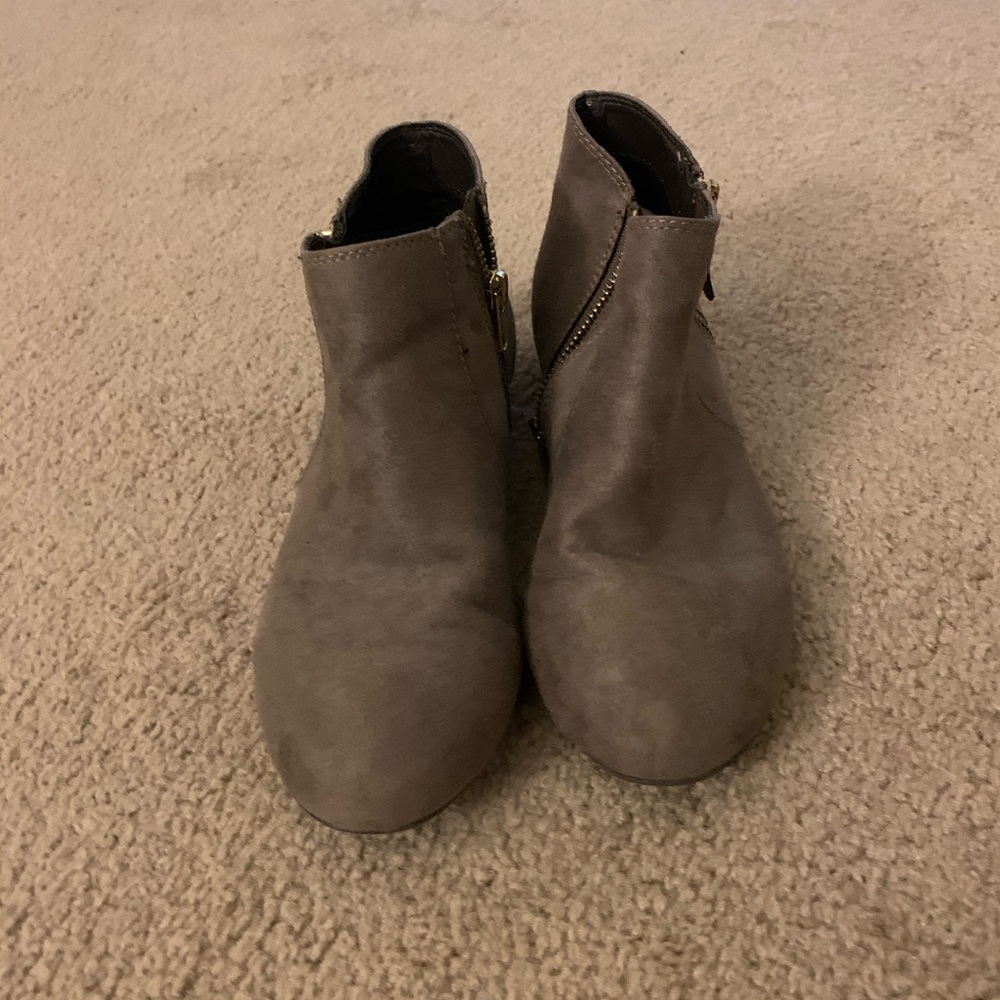 Brown booties